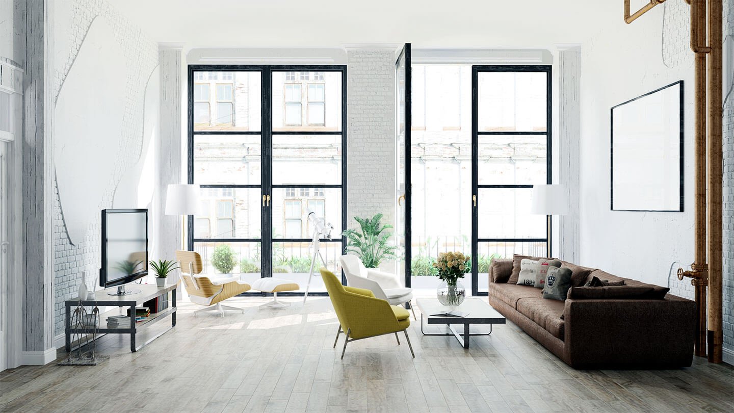 Modern loft interior